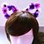 preiswerte Haarschmuck-Damen Stirnbänder Fazinierendes Schmuck für die Stirn Für Hochzeit Party Besondere Anlässe Alltag Blume Stoff Aleación Regenbogen