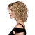 Χαμηλού Κόστους Συνθετικές Trendy Περούκες-Συνθετικές Περούκες Σγουρά Σγουρά Περούκα Ξανθό Κοντό Ξανθό Συνθετικά μαλλιά Γυναικεία Ξανθό StrongBeauty