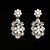 cheap Earrings-Vintage Women&#039;s  Earrings Crystal Diamond  Silver Earring For Wedding Bridal