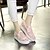 olcso Női topánkák és bebújós cipők-Women&#039;s Shoes  Platform Platform / Creepers Loafers Outdoor / Work &amp; Duty / Casual Black / Pink / White