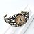 cheap Cuff Bracelets-Lureme® Vintage Jewelry Time Gem Series Clock with Dancer Antique Bronze Hollow Flower Open Bangle Bracelet for Women