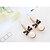 cheap Jewelry Sets-Women European Style Bow Tie Imitation Pearl Necklace Earrings Sets