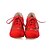 baratos Sapatos de Dança Latina-Mulheres Sapatos de Dança Moderna Flocagem / Glitter Salto / Têni Gliter com Brilho / Cadarço Salto Carretel Personalizável Sapatos de Dança Preto / Vermelho / Fúcsia / Espetáculo / Couro