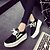 cheap Women&#039;s Sneakers-Women&#039;s Outdoor Casual Lace-up Platform Creepers Leatherette Black White Fuchsia