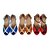 cheap Latin Shoes-Women&#039;s Latin Shoes Leatherette Heel Sparkling Glitter Flared Heel Customizable Dance Shoes Red / Blue / Orange / Performance