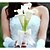 baratos Bouquets de Flores para Noiva-Bouquets de Noiva Buquês Casamento / Festa / Noite Poliéster 11.8&quot;(Aprox.30cm)