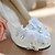 cheap Wedding Shoes-Women&#039;s Shoes Leather / Satin Spring / Summer Stiletto Heel Round Toe Booties / Ankle Boots Beading / Appliques White / Wedding