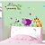 cheap Wall Stickers-Cartoon Jungle Wild Animal Wall Stickers For Kids Rooms Home Decor Lion Giraffe Elephant Birds Living Room Pvc Decals