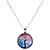 cheap Necklaces-Men&#039;s Women&#039;s Simple Style Galaxy Pendant Necklace Gemstone Glass Alloy Pendant Necklace , Party Daily Casual