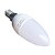 olcso LED-es gyertyaizzók-3 W LED gyertyaizzók 210-260 lm E14 C35 8 LED gyöngyök SMD 3022 Meleg fehér 220-240 V / 10 db. / RoHs / LVD