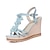 cheap Women&#039;s Sandals-Women&#039;s Summer Wedge Heel Slingback Casual Dress Flower Leatherette White / Purple / Pink