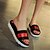 cheap Women&#039;s Slippers &amp; Flip-Flops-Women&#039;s Casual Summer Flat Heel Comfort Leatherette Silver Red Blue