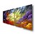 cheap Landscape Paintings-Stretched (ready to hang) Hand-Painted Oil Painting 60&quot;x24&quot; Canvas Wall Art Modern Abstract Trees Purple