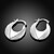 cheap Earrings-lureme®Fashion Style 925 Sterling Sliver Screw Thread Shaped Hoop Earrings