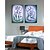 baratos Pinturas Abstratas-Pintados à mão abstrata horizontal panorâmica, moderna pintura a óleo da lona decoração de casa dois painéis