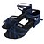 cheap Latin Shoes-Women&#039;s Latin Shoes Salsa Shoes Indoor Performance Practice Sandal Customized Heel Buckle Green Royal Blue / Professional