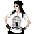 abordables Disfraces históricos y vintage-Blusa / Falda Lolita Clásica y Tradicional Cosplay Vestido  de Lolita Estampado Camiseta por Licra Terileno