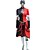 cheap Movie &amp; TV Theme Costumes-Cosplay Costumes Super Heroes Movie Cosplay Red / Black Patchwork Top / Gloves / Apron / Leg Warmers / Mask / ShortsHalloween / Christmas