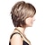 Χαμηλού Κόστους Συνθετικές Trendy Περούκες-Synthetic Wig Straight Straight Wig Short Brown Synthetic Hair Women&#039;s Brown