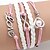cheap Bracelets-Women&#039;s Wrap Bracelet Leather Bracelet Twisted Heart Love Infinity Ladies Leather Bracelet Jewelry Pink For Daily Casual Sports
