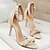 cheap Women&#039;s Sandals-Women&#039;s Shoes Suede Summer Stiletto Heel Bowknot Blue / Pink / Almond