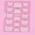 cheap 3D Nail Stickers-1 pcs French Design Tips 3D Nail Stickers Lace Stickers nail art Manicure Pedicure Abstract / Fashion Daily / French Tips Guide