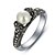 cheap Rings-Band Rings Brass Pearl Fashion White Gray Red Jewelry Party 1pc