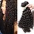 olcso 3 copf valódi hajból-3 csomag Hajszövés Brazil haj Mély hullám Human Hair Extensions 300 g Az emberi haj sző Teljes fejkészlet
