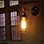 Недорогие Настенные светильники-25,5 см светодиодный настенный светильник одинарный дизайн настенные светильники в стиле рустик / домик металл ретро промышленный стиль бра настенные бра для входа и прихожей стеклянный свет