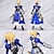 Недорогие Фигурки героев аниме-Аниме Фигурки Вдохновлен Fate / zero Saber 14 cm См Модель игрушки игрушки куклы