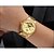 cheap Mechanical Watches-Men&#039;s Skeleton Watch Automatic self-winding Hollow Engraving Stainless Steel Band Gold