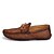 cheap Men&#039;s Boat Shoes-Men&#039;s Leather Shoes Leatherette Spring / Fall Comfort Boat Shoes Slip Resistant Brown / Navy / Lace-up