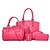 cheap Bag Sets-Women Bags All Seasons PU Bag Set 6 Pieces Purse Set for Event/Party Casual Formal Outdoor Office &amp; Career Blue Gold Black Beige Fuchsia