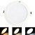 cheap LED Recessed Lights-Zweihnder W361 12W 48*5730 SMD LEDs 1020LM Cool White / Warm White / Neutral White Adjustable LED Ceiling Light