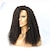 זול פאות שיער אדם-שיער אנושי תחרה מלאה / חזית תחרה פאה Kinky Curly 130% / 150% צְפִיפוּת שיער טבעי / פאה אפרו-אמריקאית / 100% קשירה ידנית קצר / בינוני /