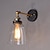 Недорогие Настенные светильники-25.5cm  LED Wall Light Single Design Rustic / Lodge Wall Lamps  Metal Retro Industrial Style Wall Sconces Entry and Mudroom Glass Light Vintage Industrial 110-120V 220-240V 60 W