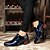 cheap Men&#039;s Oxfords-Men&#039;s Novelty Shoes Comfort Shoes Spring / Fall Casual Party &amp; Evening Office &amp; Career Oxfords Patent Leather Slip Resistant Black / Blue / Block Heel / Lace-up / EU40