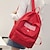 cheap Backpacks &amp; Bookbags-School Bag / Travel Bag / Commuter Backpack Women&#039;s PU(Polyurethane) Solid Colored Shopping / Casual / Outdoor White / Black / Red / Pink / Dark Blue