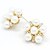 cheap Earrings-Women&#039;s Crystal Stud Earrings Stylish Classic Imitation Pearl Earrings Jewelry Rose Gold For Party Special Occasion Party / Evening 1 set