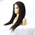 Χαμηλού Κόστους Περούκες από ανθρώπινα μαλλιά-Φυσικά μαλλιά Πλήρης Δαντέλα Δαντέλα Μπροστά Περούκα Ίσιο 130% 150% Πυκνότητα 100% δεμένη στο χέρι Περούκα αφροαμερικανικό στυλ Φυσική