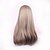 halpa Synteettiset peruukit-Synteettiset peruukit Suora Suora Otsatukalla Peruukki Vaaleahiuksisuus Pitkä Vaaleahiuksisuus Synteettiset hiukset 22 inch Naisten Vaaleahiuksisuus