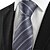 ieftine Accesorii Bărbați-Cravată(Gri / Violet,Poliester)Dungi