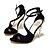 cheap Women&#039;s Sandals-Women&#039;s Suede Summer Stiletto Heel Buckle Black / Red