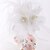 cheap Headpieces-Women&#039;s / Flower Girl&#039;s Feather / Tulle / Organza Headpiece-Wedding / Special Occasion Fascinators 1 Piece