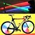 זול פנסי אופניים-LED פנסי אופניים אורות גלגל - רכיבת אופניים קל לנשיאה CR2025 200LM סוללה רכיבה על אופניים