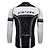 ieftine Seturi de îmbrăcăminte pentru bărbați-XINTOWN Bărbați Manșon Lung Jerseu Cycling - Negru Rosu Bicicletă Jerseu Respirabil Uscare rapidă Rezistent la Ultraviolete Iarnă Sport Elastan Modă Îmbrăcăminte / Strech