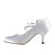 cheap Women&#039;s Heels-Women&#039;s Stiletto Heel Wedding Dress Party &amp; Evening Crystal Stretch Satin Summer White / 2-3