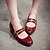 cheap Women&#039;s Heels-Women&#039;s Shoes Chunky Heel Heels / Square Toe Heels Casual Black / Silver / Burgundy