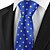 cheap Men&#039;s Accessories-New Check Pattern Navy Golden Classic Men Tie Formal Necktie Holiday Gift KT1039