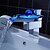 رخيصةأون حنفيات مغاسل الحمام-بالوعة الحمام الحنفية - شلال الكروم تثبيت على سطح التعامل مع واحد ثقب واحد